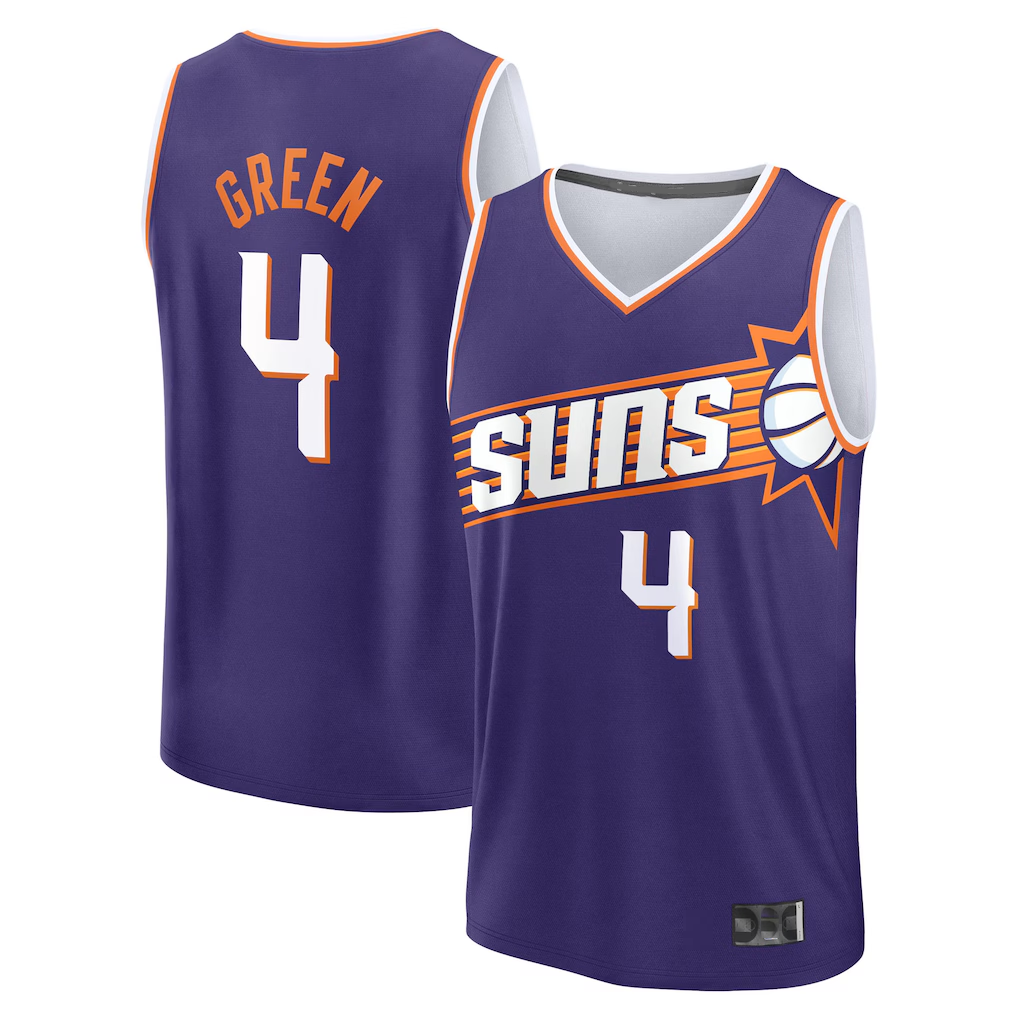 Choea P.Sunss #4 Jalen Green Fanatics Purple Fast Break Replica Jerseys - Icon Edition