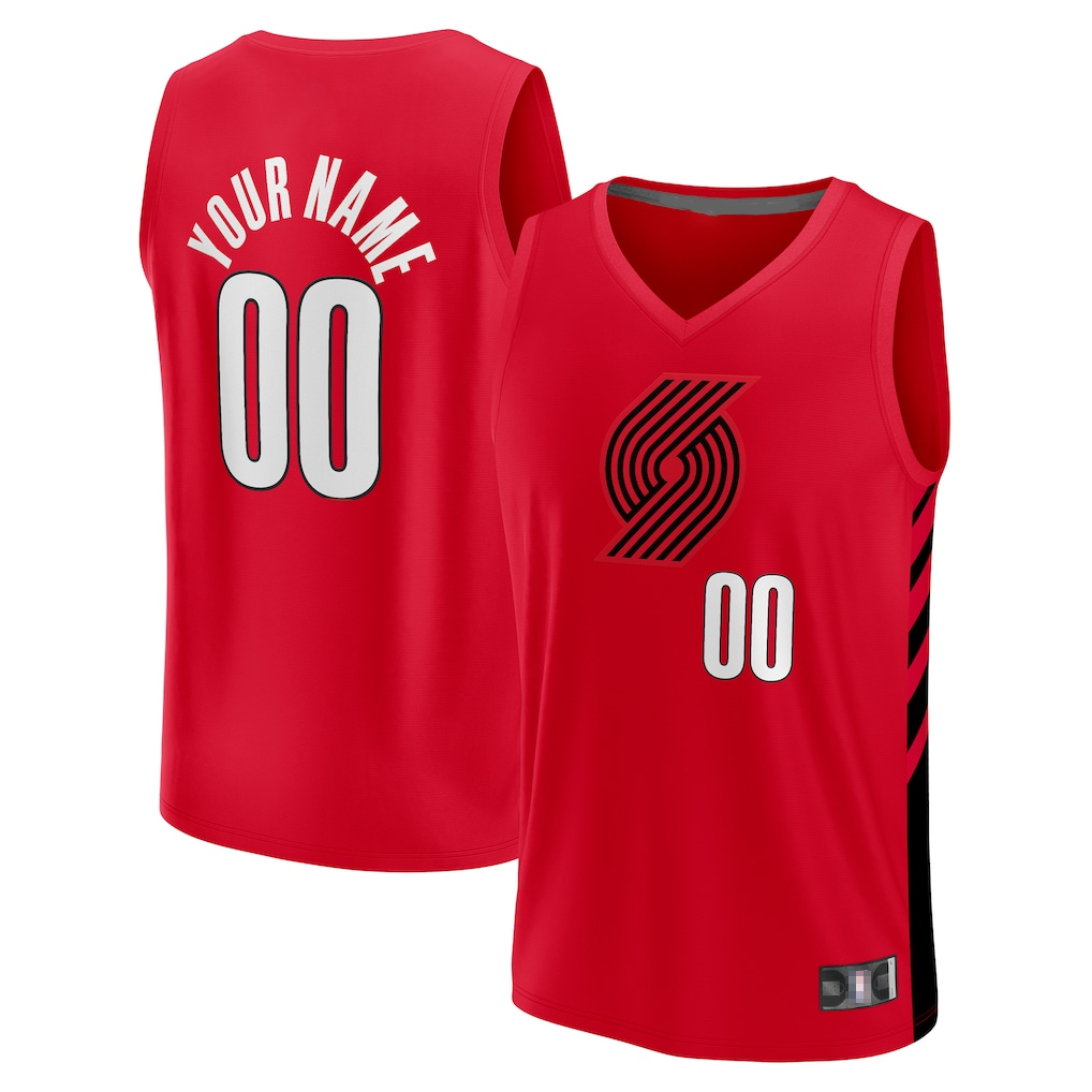 Choea PT.Blazers Fanatics Red Fast Break Replica Jerseys - Statement Edition