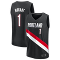 Choea PT.Blazers #1 Ja Morant Fanatics Black Fast Break Jerseys - Icon Edition