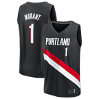 Choea PT.Blazers #1 Ja Morant Fanatics Black Fast Break Jerseys - Icon Edition