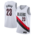 Choea PT.Blazers #23 Donovan Clingan White Swingman Jerseys - Association Edition