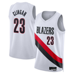 Choea PT.Blazers #23 Donovan Clingan White Swingman Jerseys - Association Edition