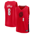 Choea PT.Blazers #8 Deni Avdija Fanatics Red Fast Break Player Jerseys - Statement Edition