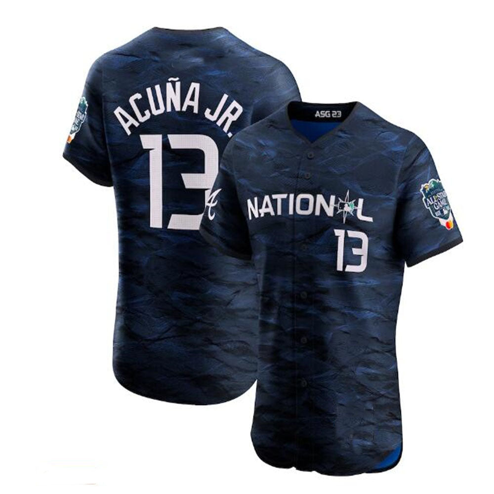 Choea A.Braves #13 Ronald Acuna Jr. National League 2023 All-Star Game Vapor Premier Elite Player Jersey - Royal Personalized Jerseys
