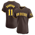 Choea S.Diego Padres #11 Yu Darvish Player Brown Home Limited Elite Stitched Jerseys