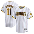 Choea S.Diego Padres #11 Yu Darvish Player White Home Limited Stitched Jerseys