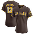 Choea S.Diego Padres #13 Manny Machado Player Brown Home Limited Elite Stitched Jerseys