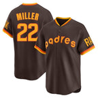 Choea S.Diego Padres #22 Mason Miller Player Brown Home Cooperstown Collection Replica Game Stitched Jerseys