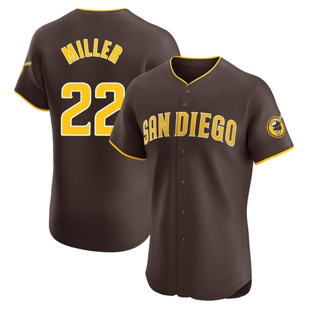 Choea S.Diego Padres #22 Mason Miller Player Brown Home Limited Elite Stitched Jerseys