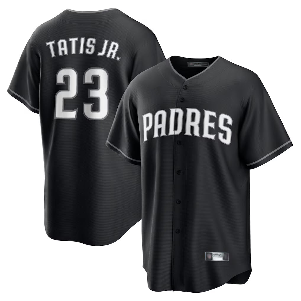 Choea S.Diego Padres #23 Fernando Tatis Jr Player Black Home Game Stitched Jerseys