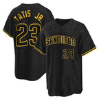 Choea S.Diego Padres #23 Fernando Tatis Jr Player Black Snake Skin City Home Game Stitched Jersey