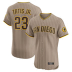 Choea S.Diego Padres #23 Fernando Tatis Jr Player Khaki Home Limited Elite Stitched Jerseys