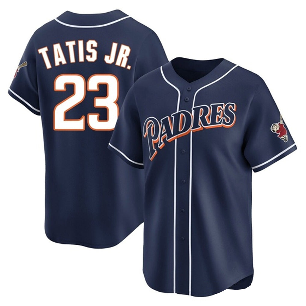 Choea S.Diego Padres #23 Fernando Tatis Jr Player Navy Cooperstown Collection Limited Home Stitched Jerseys