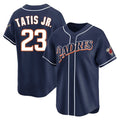 Choea S.Diego Padres #23 Fernando Tatis Jr Player Navy Cooperstown Collection Limited Home Stitched Jerseys