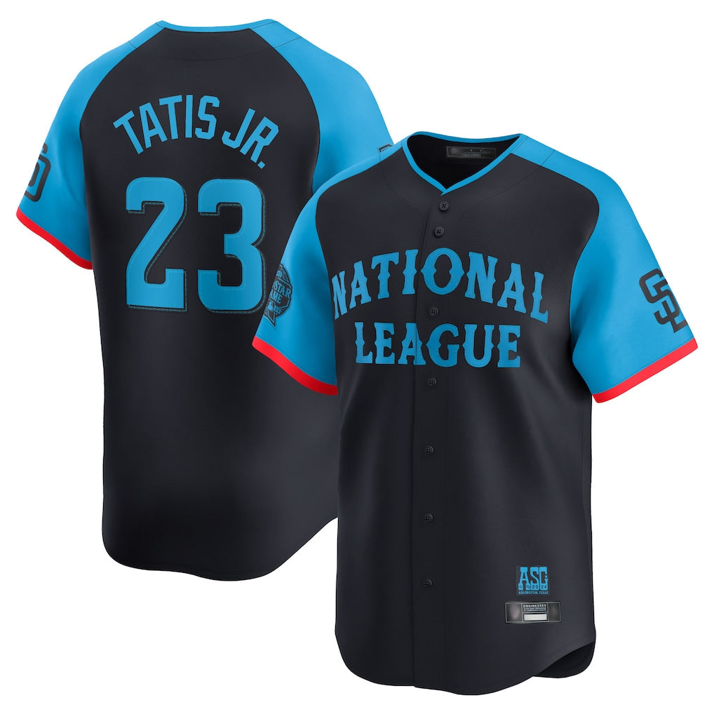 Choea S.Diego Padres #23 Fernando Tatis Jr Player Navy National League All-Star Game Limited Stitched Jerseys