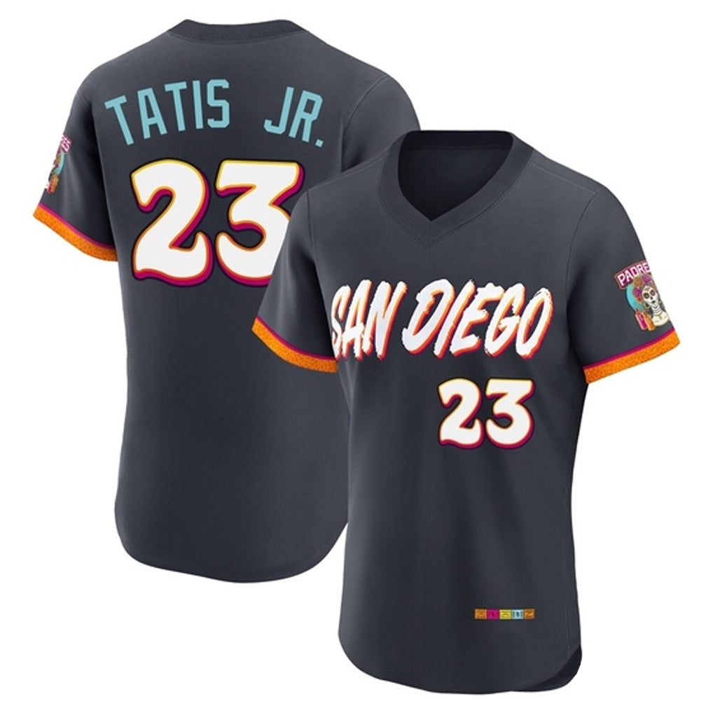 Choea S.Diego Padres #23 Fernando Tatis Jr Player Obsidian 2026 City Connect Home Elite T-shirt Stitched Jerseys