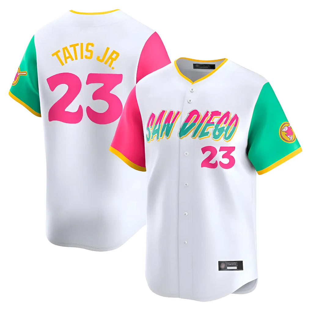 Choea S.Diego Padres #23 Fernando Tatis Jr Player White City Connect Home Limited Stitched Jerseys