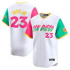 Choea S.Diego Padres #23 Fernando Tatis Jr Player White City Connect Home Limited Stitched Jerseys