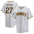 Choea S.Diego Padres #27 Nick Pivetta Player White Home Game Stitched Jerseys