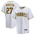 Choea S.Diego Padres #27 Nick Pivetta Player White Home Limited Stitched Jerseys
