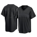 Choea S.Diego Padres #2 Xander Bogaerts Player Black Pitch Fashion Game T-shirt Stitched Jerseys
