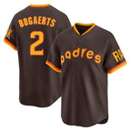 Choea S.Diego Padres #2 Xander Bogaerts Player Brown Home Cooperstown Collection Replica Game Stitched Jerseys