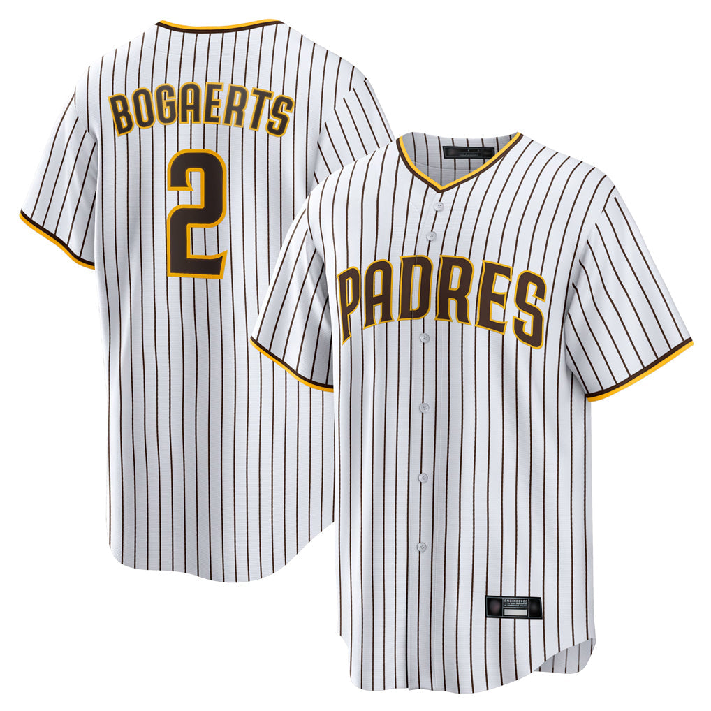 Choea S.Diego Padres #2 Xander Bogaerts Player White Home Game Stitched Jerseys
