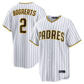 Choea S.Diego Padres #2 Xander Bogaerts Player White Home Limited Game Stitched Jerseys