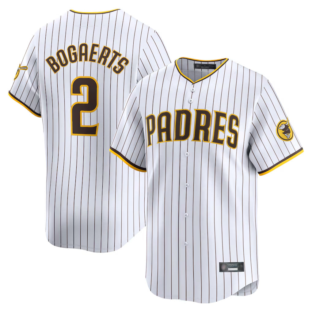 Choea S.Diego Padres #2 Xander Bogaerts Player White Home Limited Stitched Jerseys