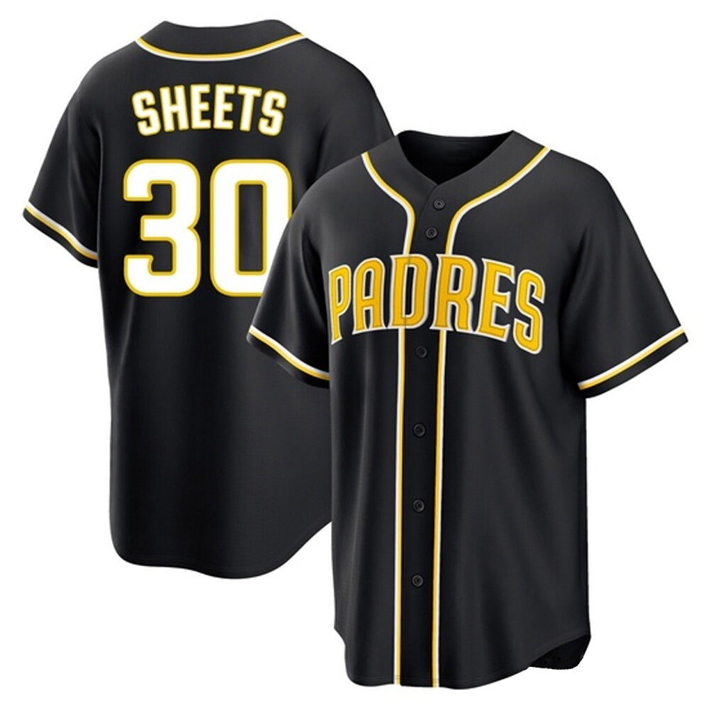Choea S.Diego Padres #30 Gavin Sheets Player Black 2026 Fashion Home Stitched Jerseys