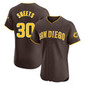 Choea S.Diego Padres #30 Gavin Sheets Player Brown Home Limited Elite Stitched Jerseys