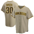 Choea S.Diego Padres #30 Gavin Sheets Player Khaki Home Game Stitched Jerseys