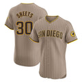 Choea S.Diego Padres #30 Gavin Sheets Player Khaki Home Limited Elite Stitched Jerseys