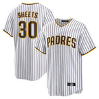 Choea S.Diego Padres #30 Gavin Sheets Player White Home Game Stitched Jerseys