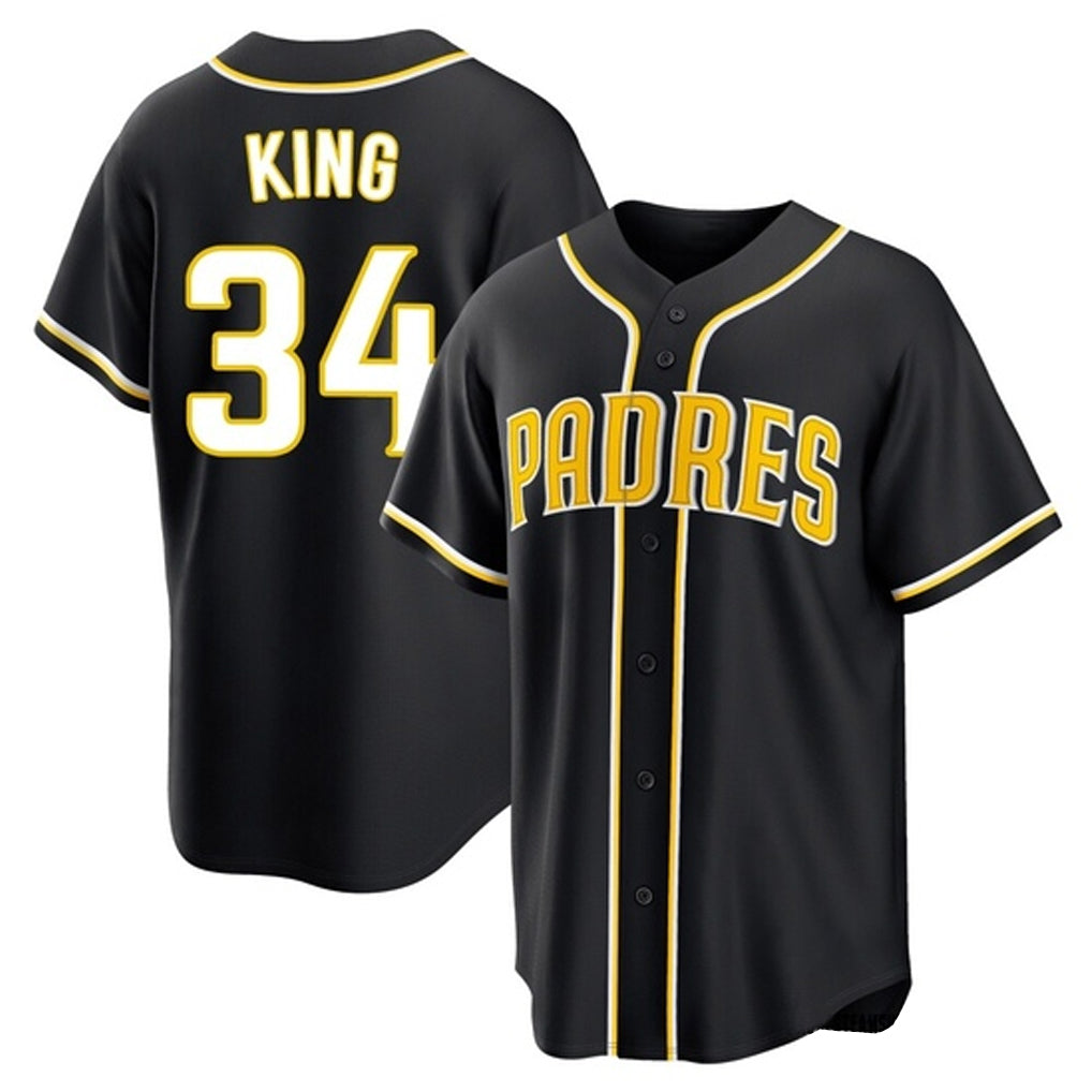 Choea S.Diego Padres #34 Michael King Player Black 2026 Fashion Home Stitched Jerseys