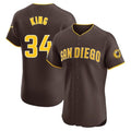 Choea S.Diego Padres #34 Michael King Player Brown Home Limited Elite Stitched Jerseys