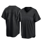 Choea S.Diego Padres #44 Joe Musgrove Player Black Pitch Fashion Game T-shirt Stitched Jerseys