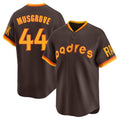 Choea S.Diego Padres #44 Joe Musgrove Player Brown Home Cooperstown Collection Replica Game Stitched Jerseys