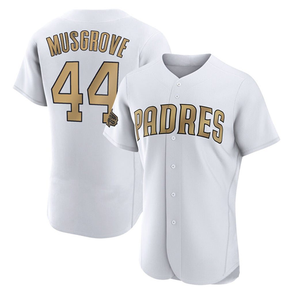 Choea S.Diego Padres #44 Joe Musgrove Player Gold All-Star Home Limited Elite Stitched Jerseys