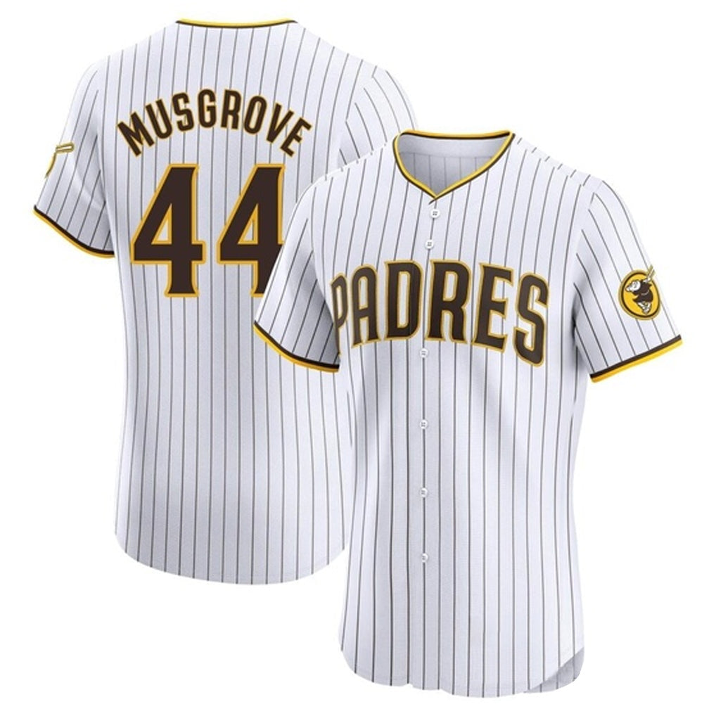 Choea S.Diego Padres #44 Joe Musgrove Player White Home Limited Elite Stitched Jerseys