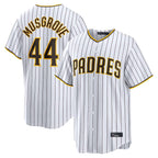 Choea S.Diego Padres #44 Joe Musgrove Player White Home Limited Stitched Jerseys