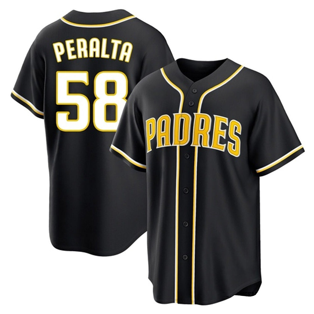 Choea S.Diego Padres #58 Wandy Peralta Player Black 2026 Fashion Home Stitched Jerseys