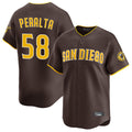 Choea S.Diego Padres #58 Wandy Peralta Player Brown Home Limited Stitched Jerseys
