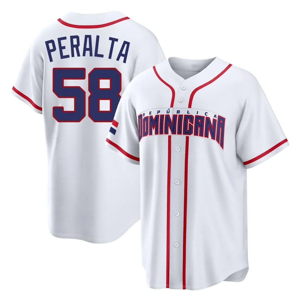 Choea S.Diego Padres #58 Wandy Peralta Player White 2026 World Classic Home Limited Stitched Jerseys