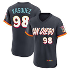 Choea S.Diego Padres #98 Randy Vasquez Player Obsidian 2026 City Connect Home Limited Elite T-shirt Stitched Jerseys