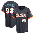 Choea S.Diego Padres #98 Randy Vasquez Player Obsidian 2026 City Connect Home Limited T-shirt Stitched Jerseys