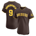 Choea S.Diego Padres #9 Jake Cronenworth Player Brown Home Limited Elite Stitched Jerseys