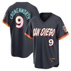 Choea S.Diego Padres #9 Jake Cronenworth Player Obsidian 2026 City Connect Home Limited T-shirt Stitched Jerseys