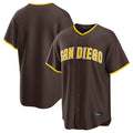 Choea S.Diego Padres Blank Player Brown Home Game Stitched Jerseys