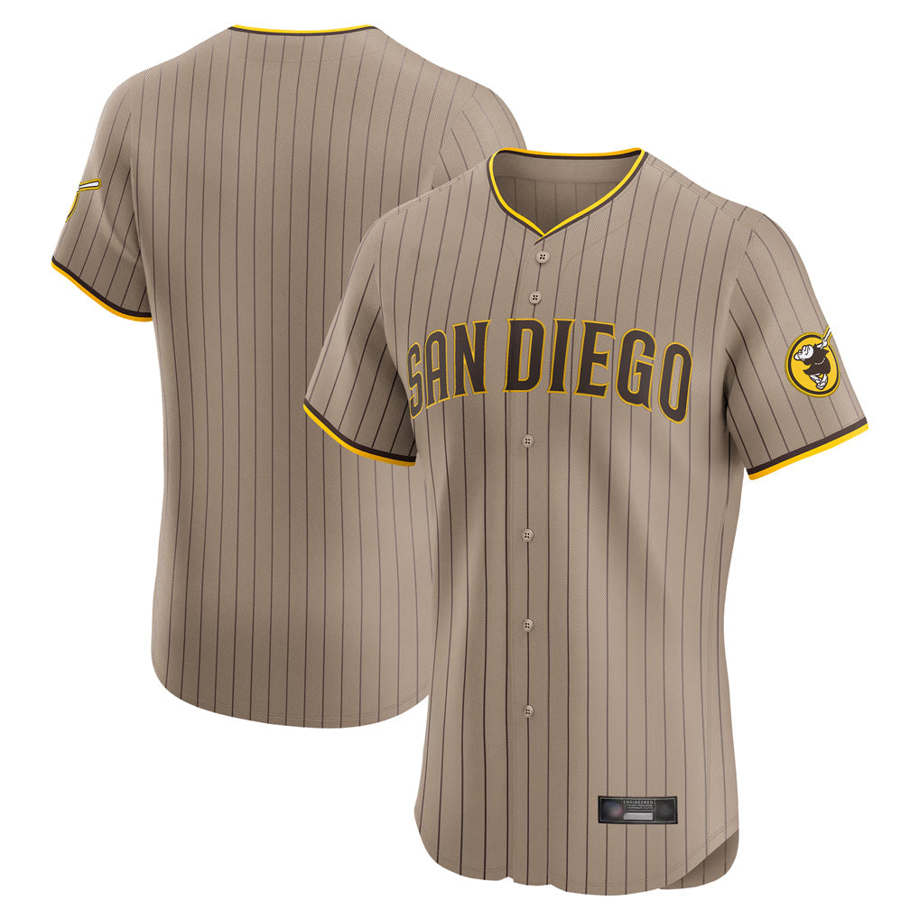 Choea S.Diego Padres Blank Player Khaki Home Limited Elite Stitched Jerseys